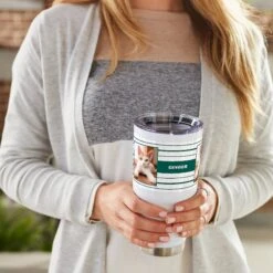 Frisco Double Walled Preppy Stripes Personalized Tumbler, 30-oz Cup -Chewy 250751 PT4. AC SS1800 V1610774844