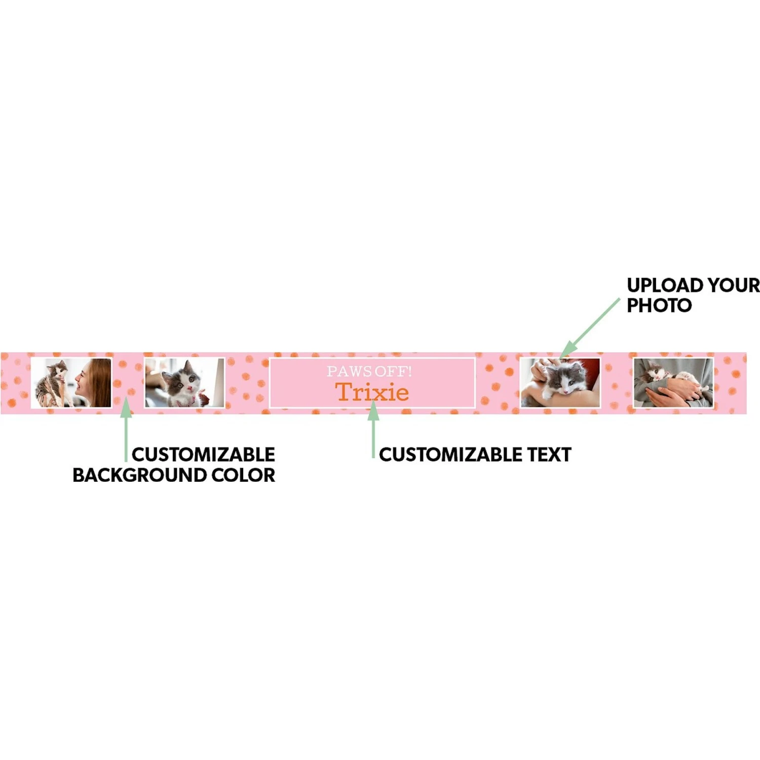 Frisco "Paws Off" Ceramic Personalized Dog & Cat Bowl 4 Frisco "Paws Off" Ceramic Personalized Dog & Cat Bowl - Image 2