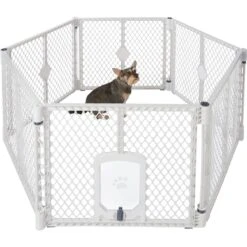 Frisco 6-Panel Plastic Exercise Dog Playpen, Light Gray 12 Frisco 6-Panel Plastic Exercise Dog Playpen, Light Gray -Chewy 252045 PT2. AC SS1800 V1611089724