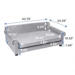 Frisco Sofa Pet Bed With Removable Cover 6 Frisco Sofa Pet Bed With Removable Cover -Chewy 252558 PT1. AC SS1800 V1623848991