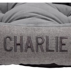 Frisco Rectangular Personalized Bolster Dog Bed W/Removable Cover, Dark Gray, X-Large 13 Frisco Rectangular Personalized Bolster Dog Bed W/Removable Cover, Dark Gray, X-Large -Chewy 252611 PT3. AC SS1800 V1604500047