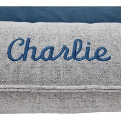Frisco Orthopedic Personalized Bolster Dog Bed W/Removable Cover, Harbour Blue, Large 13 Frisco Orthopedic Personalized Bolster Dog Bed W/Removable Cover, Harbour Blue, Large -Chewy 252617 PT4. AC SS1800 V1604500649