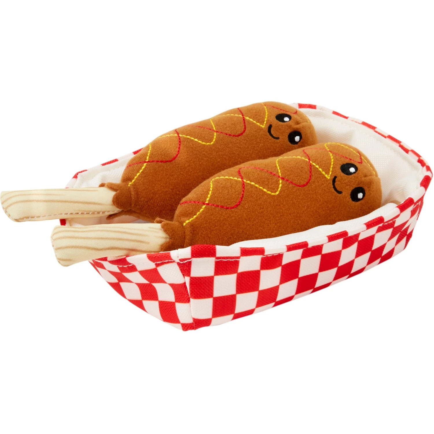 Frisco Corndog Interactive Plush Squeaky Dog Toy 3 Frisco Corndog Interactive Plush Squeaky Dog Toy