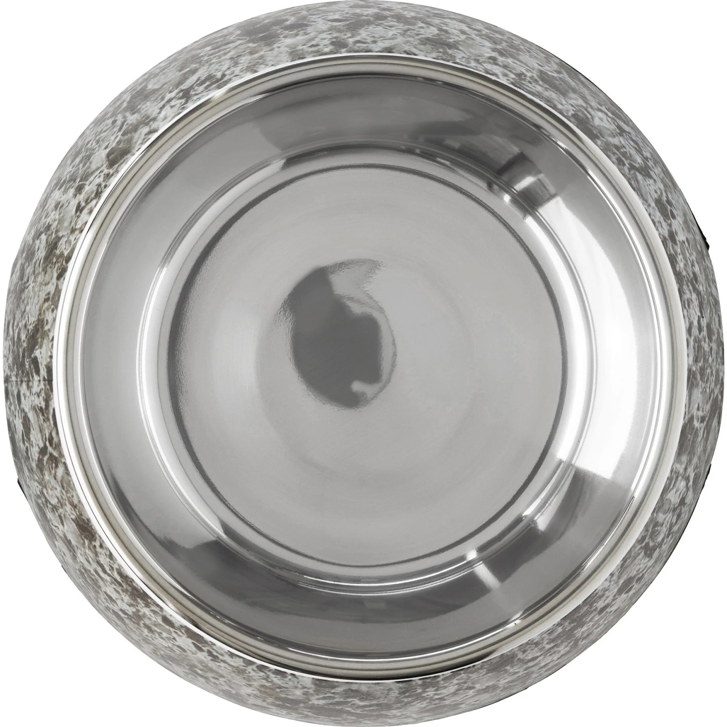 Frisco Black Marble Design Stainless Steel Dog & Cat Bowl 7 Frisco Black Marble Design Stainless Steel Dog & Cat Bowl - Image 5