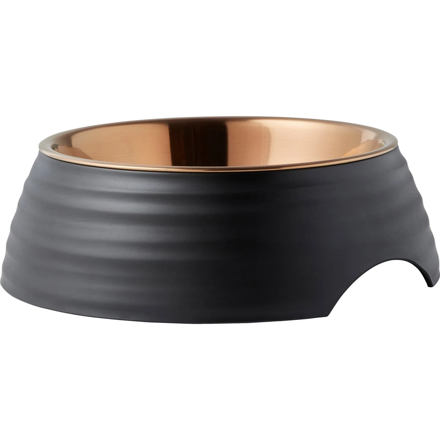 Frisco Matte Black Design Light Copper Stainless Steel Dog & Cat Bowl 3 Frisco Matte Black Design Light Copper Stainless Steel Dog & Cat Bowl
