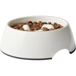 Frisco Melamine Slow Feed Dog & Cat Bowl With Gold Trim 13 Frisco Melamine Slow Feed Dog & Cat Bowl With Gold Trim -Chewy 253066 PT3. AC SS1800 V1616597851