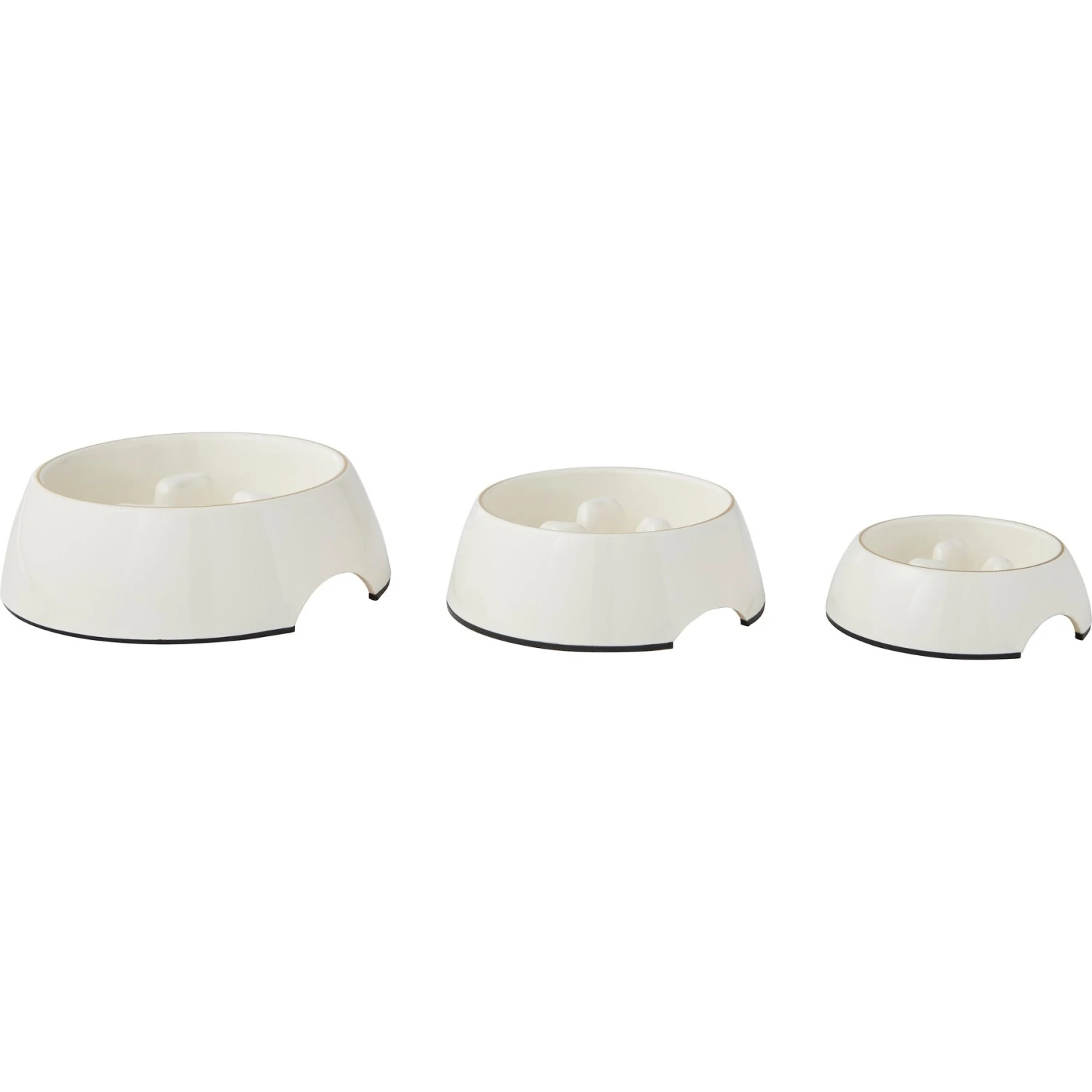 Frisco Melamine Slow Feed Dog & Cat Bowl With Gold Trim 9 Frisco Melamine Slow Feed Dog & Cat Bowl With Gold Trim - Image 7