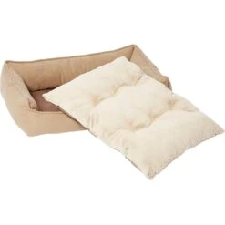 Frisco Faux Felt Flange Edge Bolster Cat & Dog Bed -Chewy 255166 PT2. AC SS1800 V1616011910