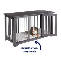 Frisco "Broadway" Dog Crate Credenza & Mat Kit 13 Frisco "Broadway" Dog Crate Credenza & Mat Kit -Chewy 255324 PT3. AC SS1800 V1667228425
