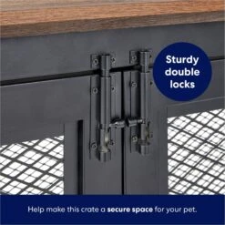 Frisco "Venice" Dog Crate Credenza & Mat Kit 13 Frisco "Venice" Dog Crate Credenza & Mat Kit -Chewy 255328 PT5. AC SS1800 V1667227509