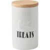 Frisco Ceramic Treat Jar With Wood Lid -Chewy 256050 MAIN. AC SS1800 V1615313783