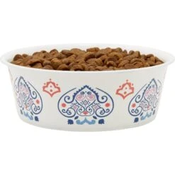 Frisco Bohemian Non-Skid Stainless Steel Dog & Cat Bowl 13 Frisco Bohemian Non-Skid Stainless Steel Dog & Cat Bowl -Chewy 257195 PT2. AC SS1800 V1615311112