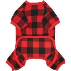 Frisco Dog & Cat Cozy Polar Fleece PJs, Red Plaid 11 Frisco Dog & Cat Cozy Polar Fleece PJs, Red Plaid -Chewy 268510 PT4. AC SS1800 V1637650986