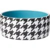 Frisco Houndstooth Non-skid Ceramic Dog Bowl 1 Frisco Houndstooth Non-skid Ceramic Dog Bowl -Chewy 270200 MAIN. AC SS1800 V1620761236