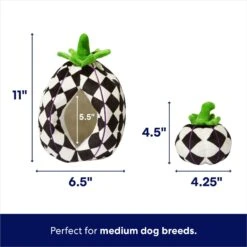 Frisco Halloween Fancy Pumpkin 2-in-1 Plush Squeaky Dog Toy -Chewy 270359 PT1. AC SS1800 V1689878510