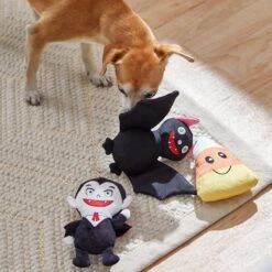 Frisco Halloween Haunted Friends Plush Squeaky Dog Toy -Chewy 270363 PT3. AC SS1800 V1624816992