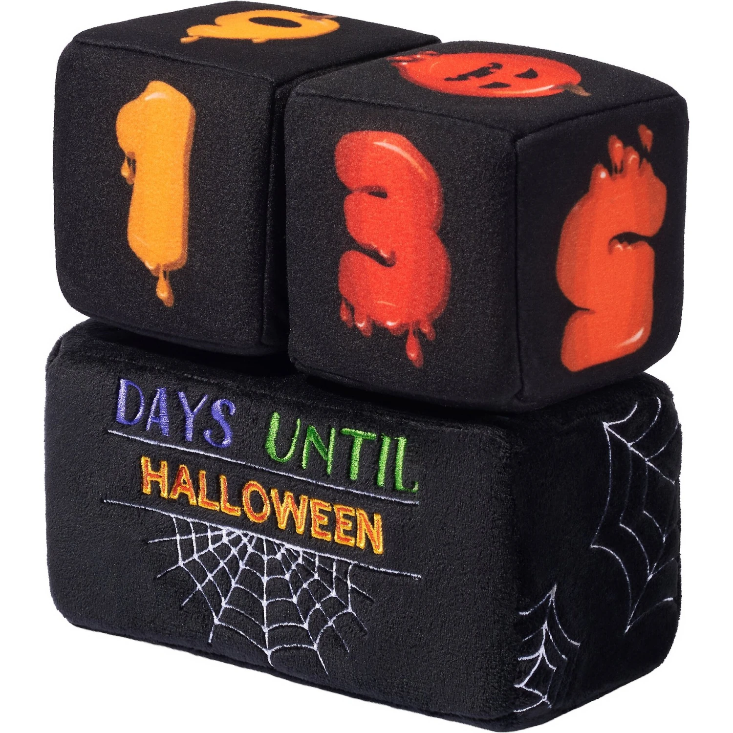 Frisco Halloween 30 Days Of Halloween Countdown Blocks Plush Squeaky Dog Toy 3 Frisco Halloween 30 Days Of Halloween Countdown Blocks Plush Squeaky Dog Toy
