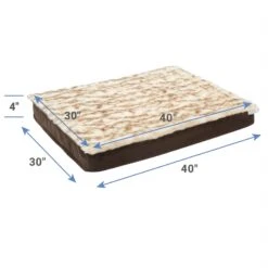 Frisco Faux Fur Orthopedic Pillowtop Dog Bed W/Removable Cover 7 Frisco Faux Fur Orthopedic Pillowtop Dog Bed W/Removable Cover -Chewy 270882 PT1. AC SS1800 V1626359487