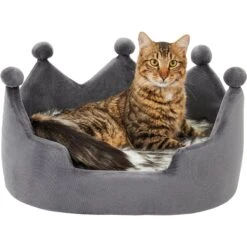 Frisco Faux Fur Crown Pillow Cat & Dog Bed 9 Frisco Faux Fur Crown Pillow Cat & Dog Bed -Chewy 270886 PT3. AC SS1800 V1626294188