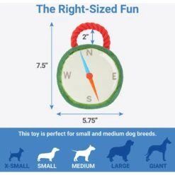 Frisco Camping Compass Plush With Rope Squeaky Dog Toy 6 Frisco Camping Compass Plush With Rope Squeaky Dog Toy -Chewy 271020 PT1. AC SS1800 V1626368502