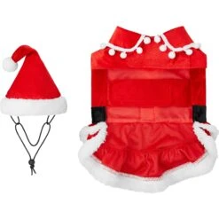 Frisco Mrs. Claus Dog & Cat Costume 12 Frisco Mrs. Claus Dog & Cat Costume -Chewy 276150 PT5. AC SS1800 V1631569990