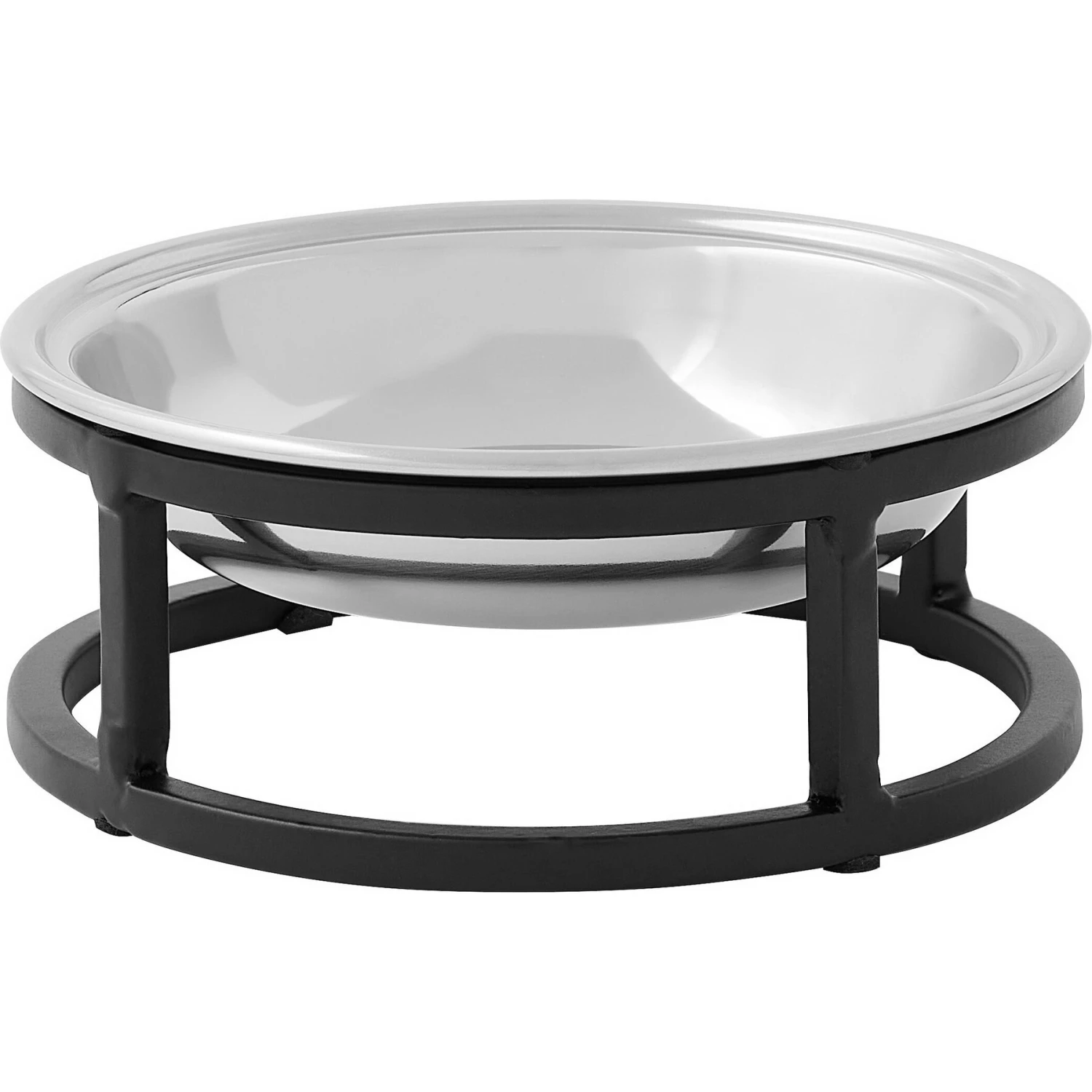 Frisco Elevated Stainless Steel Dish Cat Bowl, 1 Cup 3 Frisco Elevated Stainless Steel Dish Cat Bowl, 1 Cup
