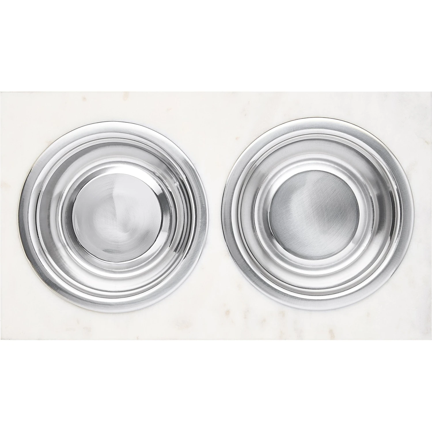 Frisco Marble Elevated Stainless Steel Double Diner Dog & Cat Bowls 7 Frisco Marble Elevated Stainless Steel Double Diner Dog & Cat Bowls - Image 5