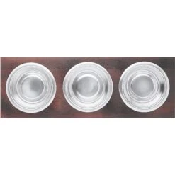 Frisco Multi Pet Feeding 3-Bowls Wood Stainless Steel Dog & Cat Bowl, Dark Wooden 11 Frisco Multi Pet Feeding 3-Bowls Wood Stainless Steel Dog & Cat Bowl, Dark Wooden -Chewy 277571 PT4. AC SS1800 V1627935311