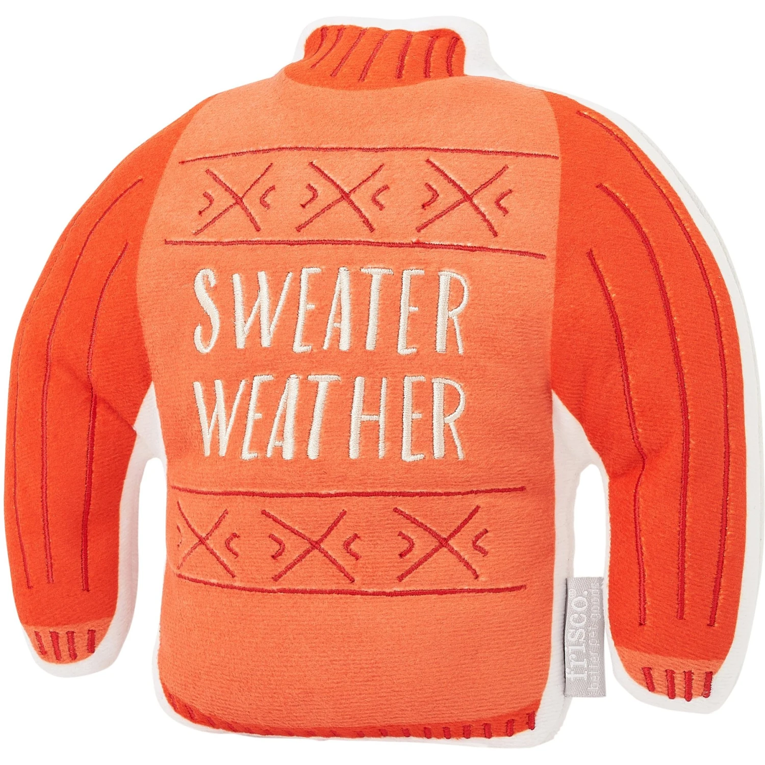 Frisco Fall Sweater Weather Flat Plush Squeaky Dog Toy 3 Frisco Fall Sweater Weather Flat Plush Squeaky Dog Toy