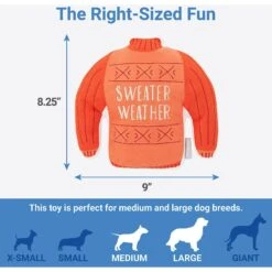 Frisco Fall Sweater Weather Flat Plush Squeaky Dog Toy 6 Frisco Fall Sweater Weather Flat Plush Squeaky Dog Toy -Chewy 285635 PT1. AC SS1800 V1636990883
