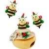Frisco Holiday Bee Merry Hide & Seek Puzzle Plush Squeaky Dog Toy 2 Frisco Holiday Bee Merry Hide & Seek Puzzle Plush Squeaky Dog Toy -Chewy 287099 MAIN. AC SS1800 V1694813159