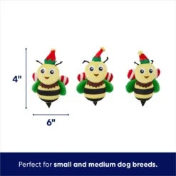 Frisco Holiday Bee Merry Hide & Seek Puzzle Plush Squeaky Dog Toy 10 Frisco Holiday Bee Merry Hide & Seek Puzzle Plush Squeaky Dog Toy -Chewy 287099 PT2. AC SS1800 V1695044345
