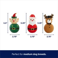 Frisco Holiday Santa & Friends Latex Squeaky Dog Toy 8 Frisco Holiday Santa & Friends Latex Squeaky Dog Toy -Chewy 287181 PT1. AC SS1800 V1695045713
