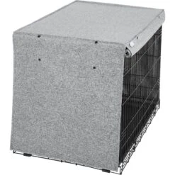 Frisco Faux Linen Dog Crate Cover 11 Frisco Faux Linen Dog Crate Cover -Chewy 289630 PT3. AC SS1800 V1644248867