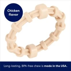 Frisco Ring Tough Nylon Chew Dog Toy, Chicken Flavor 10 Frisco Ring Tough Nylon Chew Dog Toy, Chicken Flavor -Chewy 290533 PT2. AC SS1800 V1695760929