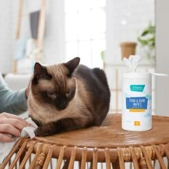 Frisco Deodorizing Paw & Bum Waterless Grooming Wipes For Dogs & Cats 13 Frisco Deodorizing Paw & Bum Waterless Grooming Wipes For Dogs & Cats -Chewy 291593 PT5. AC SS1800 V1627653728