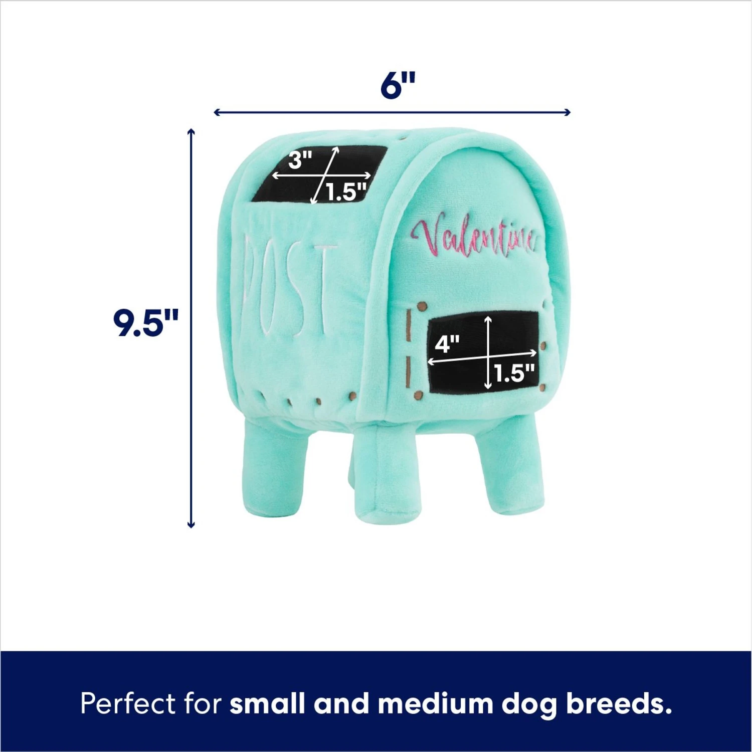 Frisco Valentine Love Letters Hide & Seek Puzzle Plush Squeaky Dog Toy 4 Frisco Valentine Love Letters Hide & Seek Puzzle Plush Squeaky Dog Toy - Image 2