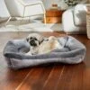 Frisco Herringbone Cuffed Cuddler Dog & Cat Bed 2 Frisco Herringbone Cuffed Cuddler Dog & Cat Bed -Chewy 299434 MAIN. AC SS1800 V1638288338