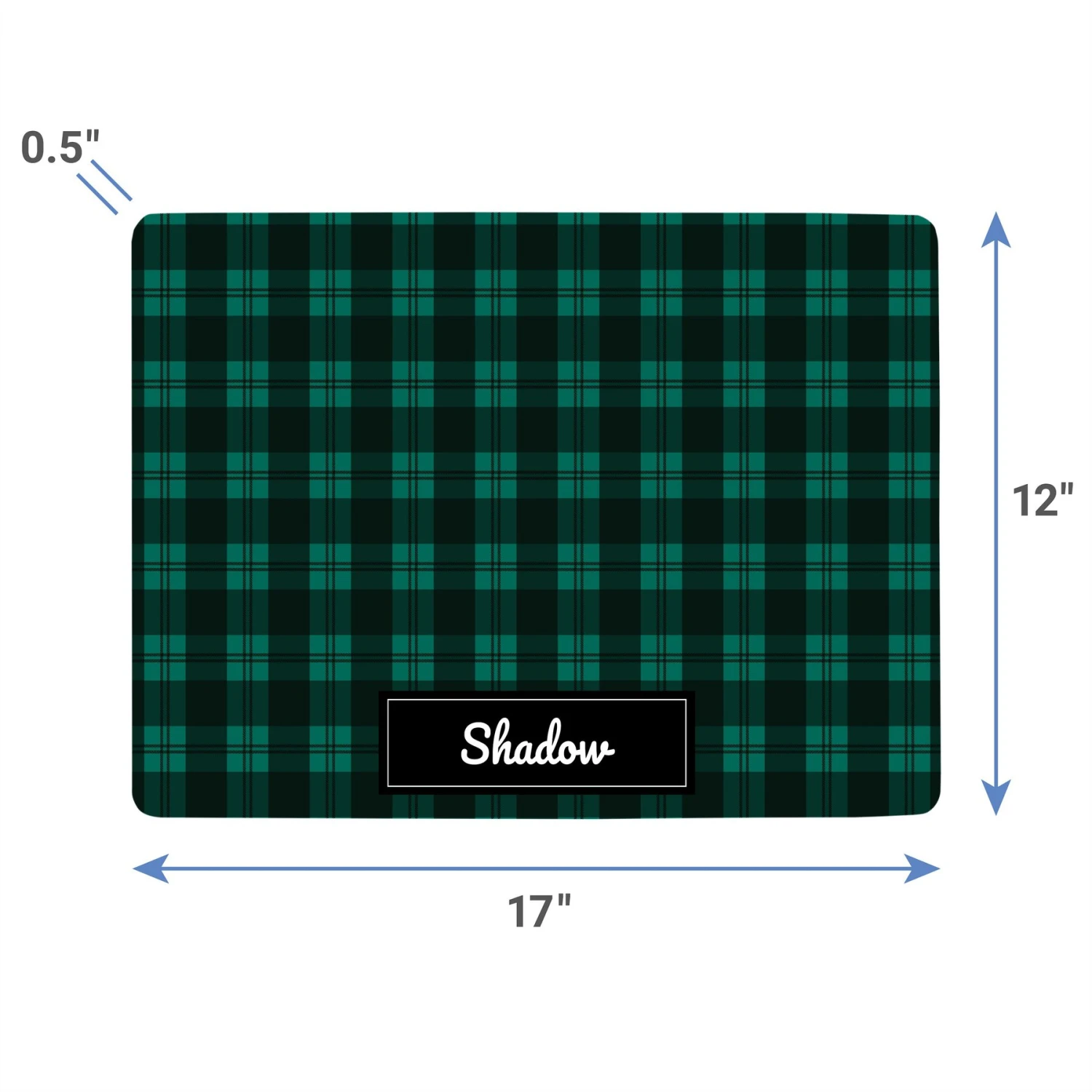 Frisco Plaid Personalized Dog & Cat Placemat 6 Frisco Plaid Personalized Dog & Cat Placemat - Image 4