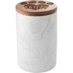 Frisco Ceramic Marble Print Personalized Treat Jar With Wood Lid, 3.75 Cups 11 Frisco Ceramic Marble Print Personalized Treat Jar With Wood Lid, 3.75 Cups -Chewy 301181 PT3. AC SS1800 V1630332827