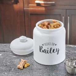 Frisco Ceramic "Treats For" Personalized Treat Jar, 13 Cup, 104oz 10 Frisco Ceramic "Treats For" Personalized Treat Jar, 13 Cup, 104oz -Chewy 301185 PT2. AC SS1800 V1630736492