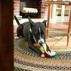 Frisco Pizza Slice Plush Squeaky Dog Toy & Frisco Taco Plush Squeaky Dog Toy -Chewy 302494 PT6. AC SS1800 V1623071256