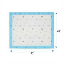 Frisco Fold & Carry Single Door Collapsible Wire Dog Crate & Frisco Premium Extra Large Printed Dog Training & Potty Pads -Chewy 303438 PT6. AC SS1800 V1623056545