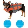 Frisco Ripstop Dog Life Jacket & Frisco Foam Rubber Floating Fetch Ball No Squeak Dog Toy -Chewy 303546 MAIN. AC SS1800 V1623068555