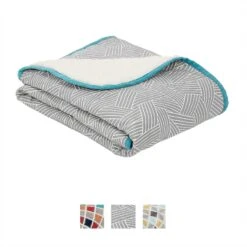 Frisco Sherpa Dog & Cat Blanket & Frisco Sherpa Hexagon Bolster Cat & Dog Bed -Chewy 303598 PT2. AC SS1800 V1623048456