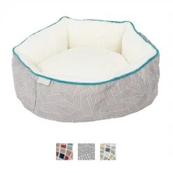 Frisco Sherpa Dog & Cat Blanket & Frisco Sherpa Hexagon Bolster Cat & Dog Bed -Chewy 303598 PT6. AC SS1800 V1623067654