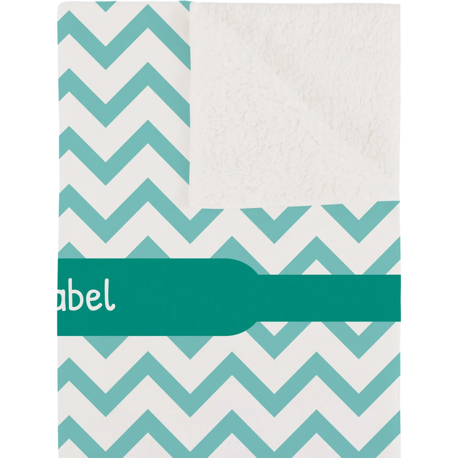 Frisco Personalized Subtle Chevron Sherpa Cat & Dog Blanket, 30" X 40" 5 Frisco Personalized Subtle Chevron Sherpa Cat & Dog Blanket, 30" X 40" - Image 3