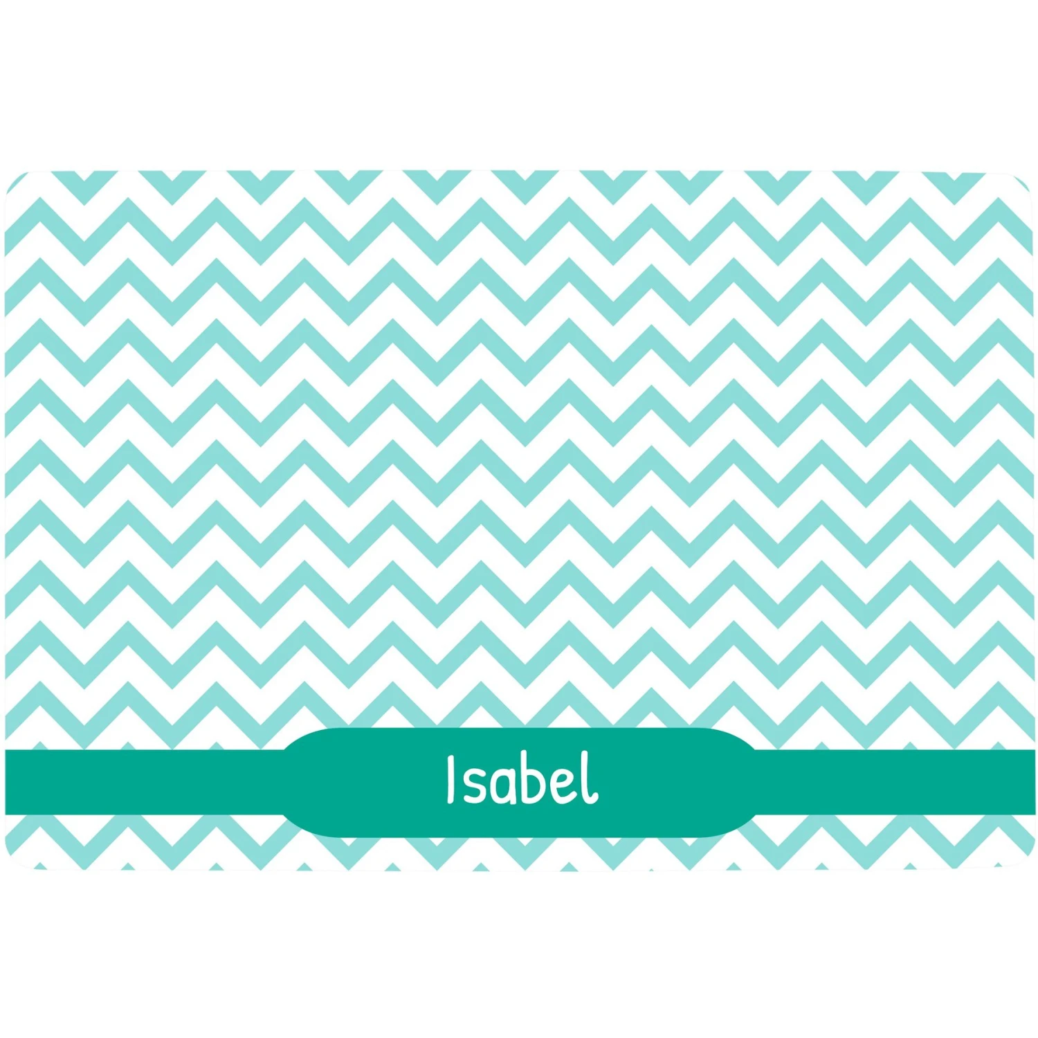 Frisco Personalized Chevron Dog & Cat Placemat 3 Frisco Personalized Chevron Dog & Cat Placemat