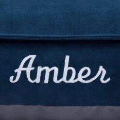 Frisco Personalized Navy Bolstered Bed With Navy Check Bolster 8 Frisco Personalized Navy Bolstered Bed With Navy Check Bolster -Chewy 311766 PT3. AC SS1800 V1630593998