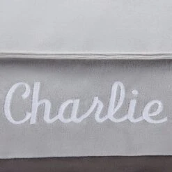 Frisco Personalized Silver Bolstered Bed With Silver Check Bolster 8 Frisco Personalized Silver Bolstered Bed With Silver Check Bolster -Chewy 311770 PT3. AC SS1800 V1630593995